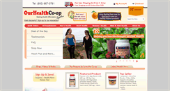 Desktop Screenshot of ourhealthcoop.com
